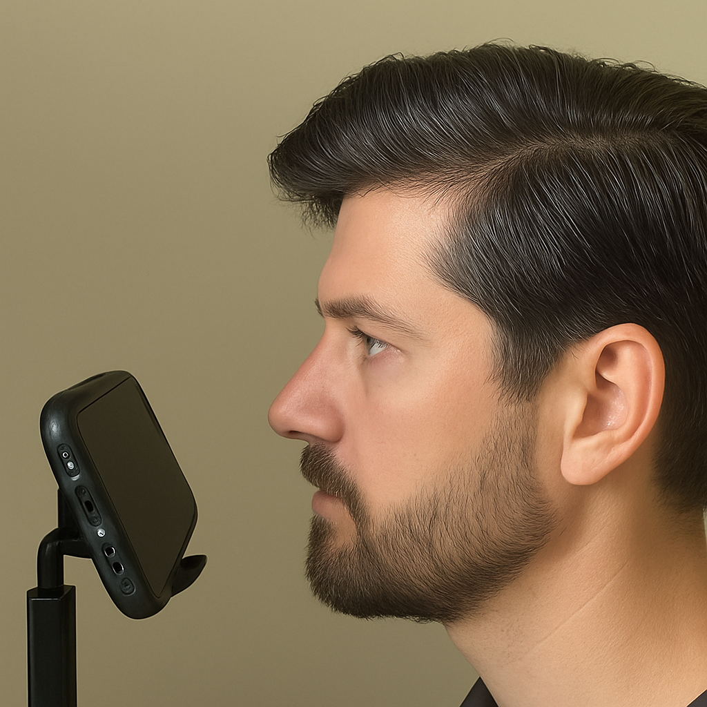 Correct posture for eye-tracking